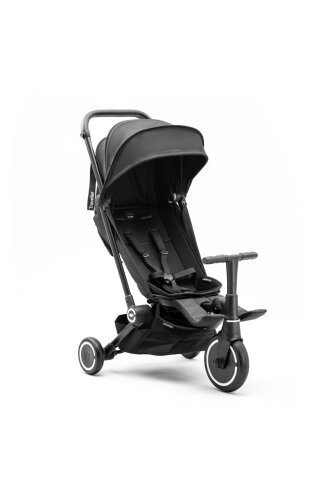 SmarTrike Traveler Hepsi Bir Arada Aktif Kabin Boy Bebek Arabası ve Bisiklet (6 Ay – 4 Yaş) - Onyx Black - 1