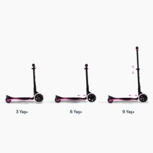 SmarTrike Xtend 3 Aşamalı Büyüyebilen Çocuk Scooterı (3-12 Yaş) - Pink 