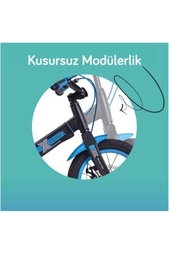 SmarTrike Xtend 3'ü 1 Arada Büyüyen Çocuk Bisikleti, 3-7 Yaş için Dengeden Pedala Eğitim Bisikleti - Blue - 8