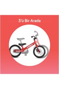 SmarTrike Xtend 3'ü 1 Arada Büyüyen Çocuk Bisikleti, 3-7 Yaş için Dengeden Pedala Eğitim Bisikleti - Red - 3