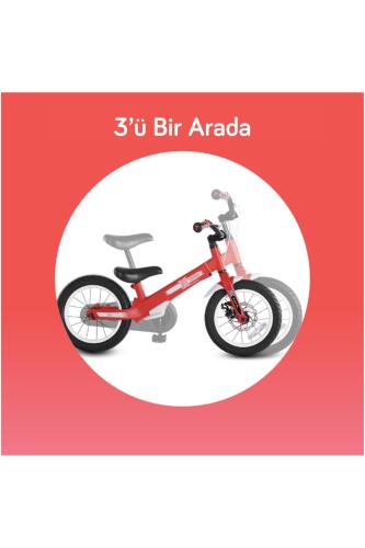 SmarTrike Xtend 3'ü 1 Arada Büyüyen Çocuk Bisikleti, 3-7 Yaş için Dengeden Pedala Eğitim Bisikleti - Red - 3