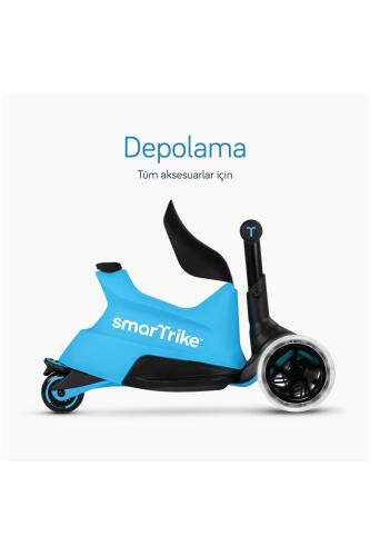 SmarTrike Xtend Büyüyebilen Ride On Scooter (1 - 12 Yaş) - Blue - 4