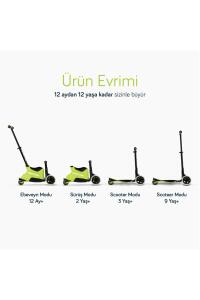SmarTrike Xtend Büyüyebilen Ride On Scooter (1 - 12 Yaş) - Lime - 8