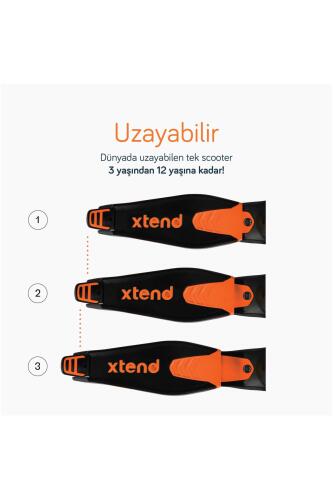 SmarTrike Xtend Büyüyebilen Ride On Scooter (1 - 12 Yaş) - Orange - 6