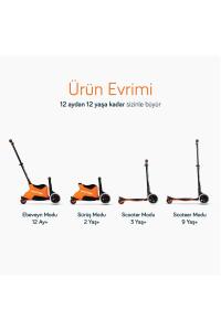 SmarTrike Xtend Büyüyebilen Ride On Scooter (1 - 12 Yaş) - Orange - 8