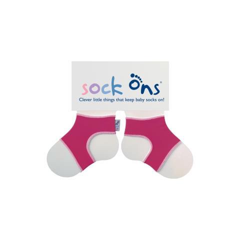 Sock Ons Bebek Çorap Tutucu - Fuşya - 1